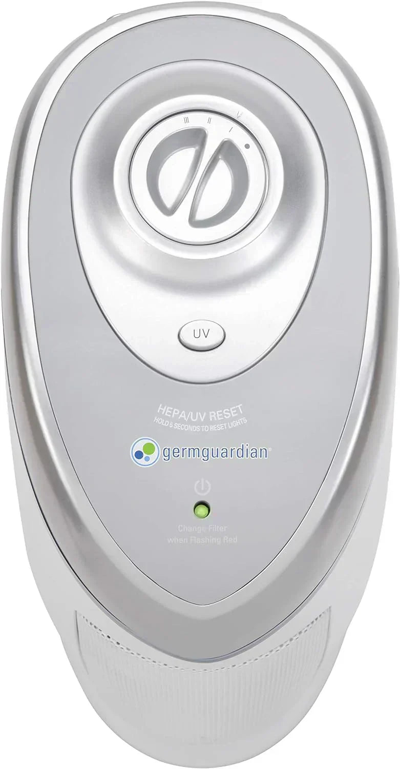 Home air purifier with HEPA pure filter