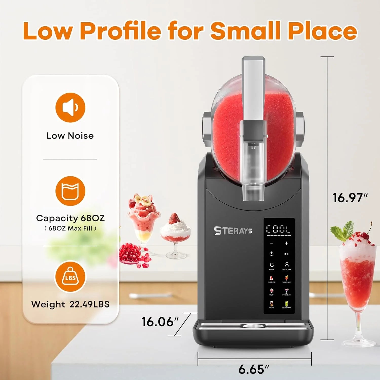 Ninja SLUSHi with RapidChill Technology, 88 oz. Frozen Drink & Slushie Machine, 5 Preset Programs, Margaritas, Frappés, and More